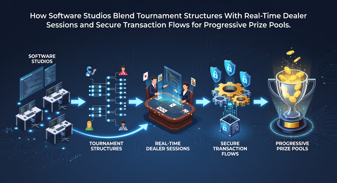 Software-Studios integrieren Turnier- und Live-Dealer-Elemente in progressive Jackpot-Systeme