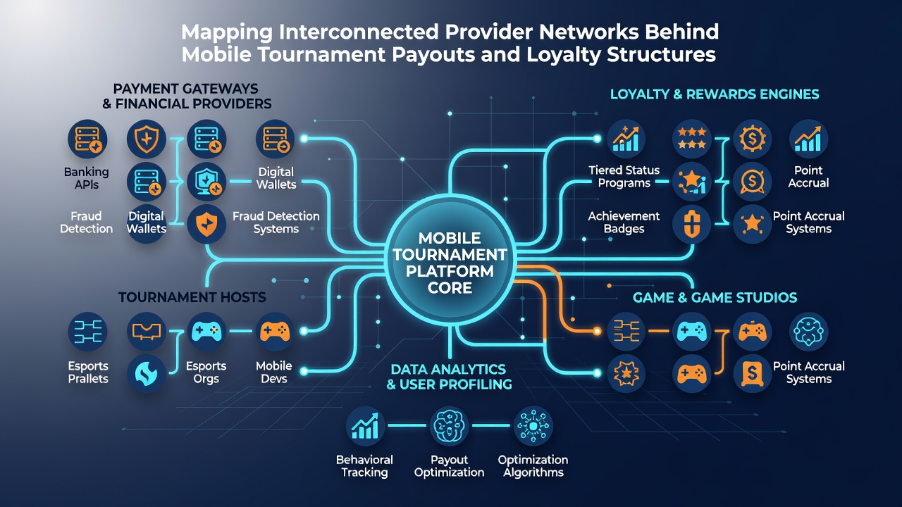 Visualisierung von Loyalty-Strukturen und Auszahlungsnetzwerken in mobilen Turnierumgebungen