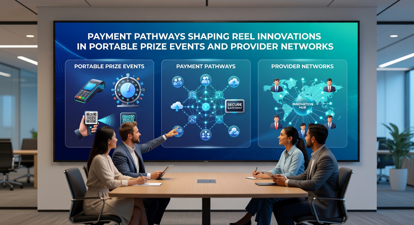 Integration von Zahlungswegen in Provider-Netzwerken für erweiterte Reel-Innovationen und portable Preisevents